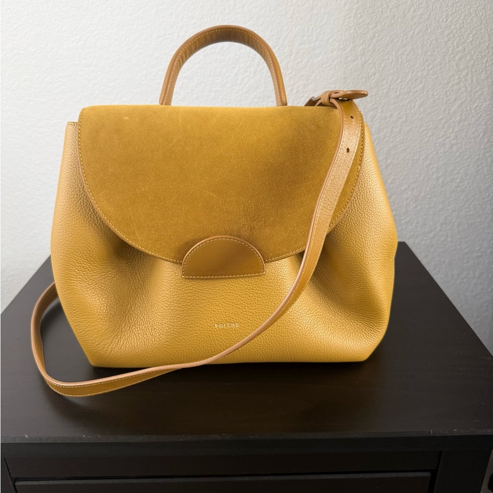 Like new POLENE large multiway use leather handbag